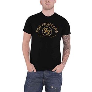 Foo Fighters Arched Star T-shirt zwart L 100% katoen Band merch, Bands
