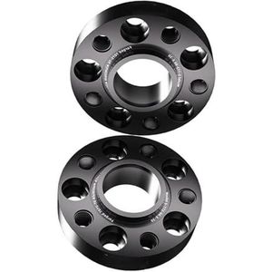 Auto wiel spacer 2 stuks PCD 5x112 CB 66,6 mm wielafstandhouderadapter M14x1,5 voor BMW gesmeed aluminiumlegering T6-7075(2pcs 25mm)
