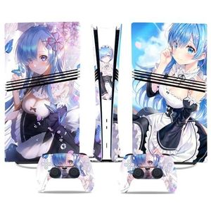 Voor PS5 PRO Skin Digital Edition Console En Controller Vinyl Cover Skins Wraps Krasbestendig, Compatibel Met Voor PS5 Digital Edition Pro 75205 Geen Schuimvorming Bubbelvrij