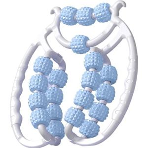 Anti-cellulitis roller & lymfedrainage stimulator | Fascia voor een contouren en gladdere huid | gereedschap voor pijnlijke armen, benen, buik en billen, blauw
