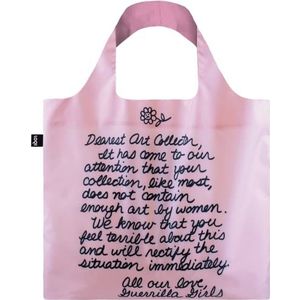 LOQI Guerrilla Girls Dearest Art Collector gerecyclede tas, roze, M, roze, M, hedendaags, Roze, M, Hedendaags