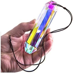 Prisma's en caleidoscopen 120 mm kristal zeshoekig hangend kroonluchter prisma decoratie huis optische kits voor wetenschapsklasse (kleur: B)