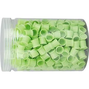 300 stks Gemengde Tattoo Inkt Cups Multifunctionele Food Grade Siliconen Duurzaamheid Zuignap Tattoo Ontwerp Groen