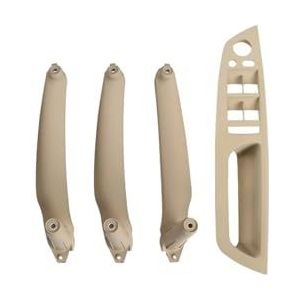 deurklink auto interieur Voor BMW E70 E71 E72 Voor X5 Voor X6 LHD RHD 4 Stuks Interieurdeurgreep Binnenpaneel Trek Afdekking Deurklink auto binnendeurgreep(Model A RHD Beige)