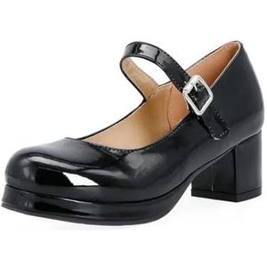 Mary Janes - Zwart - Grote Maat - Casual Schoenen - Gothic Stijl