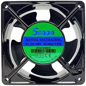 LMNCBVYA SEADA 120mm Cooling Fan SA1238A2HSL - 220/240V, 0.09A, High-Performance, Durable, Quiet Operation
