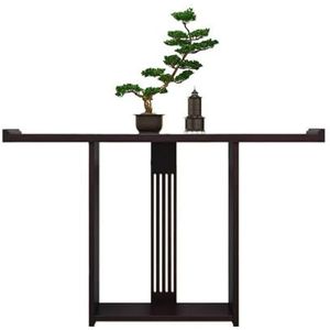 Entreetafel Haltafel, moderne haltafel, striptafel tegen de muur, haldecoratie voor entree, hal, woonkamer, hal(Dark brown,100cm)