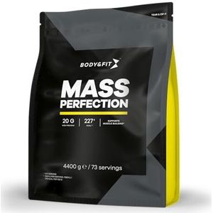 Body&Fit Mass Perfection - Mass Gainer - Weight Gainer (Banana Milkshake, 4400 gram)