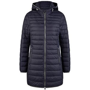 Barbara Lebek - Gewatteerde Jas - Donkerblauw - Met Capuchon