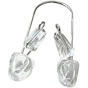 Neus slanker apparaat, rechttrekken neusbrug scherper metaal stijlvolle neuscorrectie tillen voor nacht (transparant (dubbel eind))