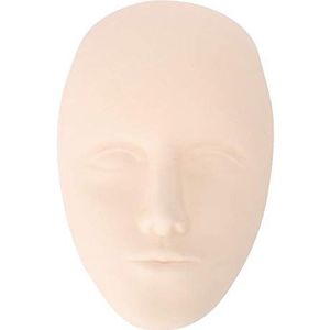 Mannequin Head, Tattoo Mannequin Training Wimperverlenging, 5D Tattoo Practice Permanente Make-up Microblading Wenkbrauw Lip Training Silicone Fake Skin (Tattoo Practice Skin)