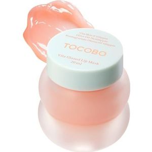 TOCOBO Vita Glazed Lip Mask 20ml/Hydraterende nachtlippenverzorging, geglazuurde en gemakkelijk wasbare textuur die smelt in de lippen