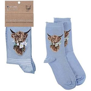 Wrendale Designs - Sokken 'Daisy Coo' - Koe - Medium-Large