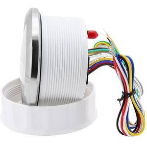 0-120 km/u, 0-200 85 mm GPS-snelheidsmeter met antenne, 7 kleuren achtergrondverlichting, waterdicht for universele auto's en boten(200KMH BS)