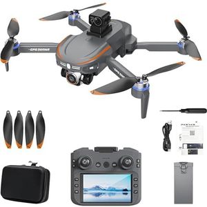 RCUTYMGJ 8K Camera Drone voor Volwassenen, Mini FPV Drone met Dual Camera's, Intelligent Obstacle Avoidance, Opvouwbaar Ontwerp, App Besturing, GPS Volgen, Ideaal voor Beginners