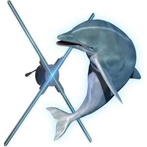 100cm 3D Holografische Projector Wifi Afstandsbediening 1024 * 1024 LED Fan Display Met 1024pcs Hd Led for Bedrijven, Bar, Halloween Alta Definizione