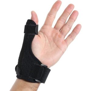 Polsbandages, polssteun, duimbrace, links en rechts, polsbandage met verstelbare aluminium plaat, duimspalk voor gewrichtsblessures