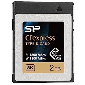 Silicon Power 2TB CFexpress Type B Memory Card, Up to 1800MB/s Read, Min Sustained Write: 1500MB/s