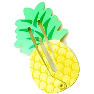 Kleine dierencartoon-haarspeld voor kinderen, kleurrijk, voor snoep en kinderen, Bb Clip (kleine ananas)