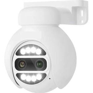 Bewakingscamera, 8MP 4K PTZ IP Speed ​​Dome Camera 8X Zoom POE Tweeweg Audio Outdoor Beveiliging H.265 Waterdichte Pan Tilt SD-kaartsleuf(8MP NO SD Card)