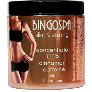 Anti-cellulitis kaneel en cafeïne 100% concentraat met L-carnitine 250 g BINGOSPA