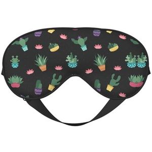 Cactus.. Slaap Eye Mas Bijgewerkt Ontwerp Licht Blokkerende Night Eye Blinder Mannen Vrouwen Shift Werk Reizen