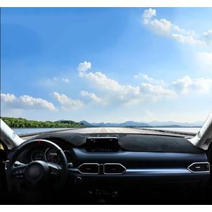 GLZHJ Geschikt voor Mazda CX-8 CX8 CX8 KG 2017-2023 Dashboardafdekking Vermijd licht Pad Zonnescherm Mat Tapijten Auto-accessoires