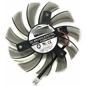 computerventilator PLD08010S12H T128010SM 7 5mm grafische videokaart VGA Cooler Fan vervanging 1 2v 20A 2 Draad 2pin GTX460 470 580 CPU-koeler Computeronderdelen(Color:PLD08010S12H)