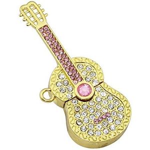 4GB Metalen Gitaar Model 3.0 USB-flash Drive Pen Drive Gegevensopslag Duim Drive Memory Stick USB Drive USB Stick USB 3.0 Flash Drive Pendrive U Disk Flash Memory Flash Disk - Goud