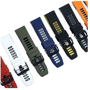 NASUNJIA 2 6 mm 22mm 20mm QuickFit-band compatibel met Garmin Epix Fenix ​​7 7x 7s Solar 6 6x 6s Pro 5x 5s Plus/instinct 2 / Forerunner 945 Siliconen Band(Teal blue,For Fenix 7 (47mm))