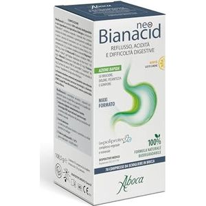 Aboca NeoBianacid 70 tabletten - zuur, reflux en spijsverteringsproblemen (70 tabletten citroen)