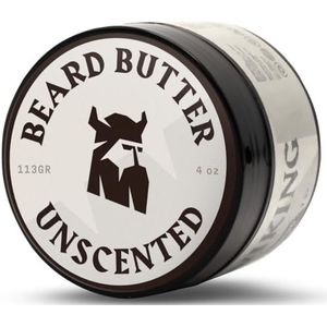 Striking Viking Beard Butter – niet-vette baardboter voor mannen met natuurlijke ingrediënten, 100 ml – houdt je baard gehydrateerd en verfrissend met baardcrème