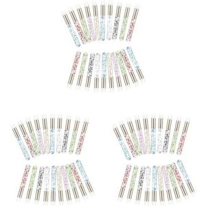 3 set 20 Stuks Wimper Shampoo Borstels Cosmetische Lash Cleaner Peel Off Remover Tool multi kleuren Mixen, 7 kleur + Goud