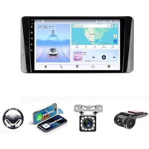 Android 13 Auto Stereo MP5 Player 9'' Screen Autoradio Voor Volkswagen Polo Mk6 VI 6 2020-2022 Car-play Android Auto GPS-navigatie Bluetooth RDS FM AM DAB+ Radio Stuurbediening Voice Control(NF-5 8C