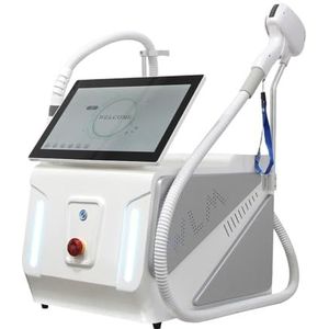 Professioneel apparaat voor ontharing met picoseconden, ijshandstuk voor pijnloze permanente ontharing, apparaat voor het verwijderen van acne en tatoeages