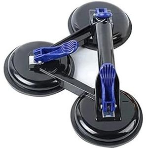 C63B Praktische vacuümzuignap Glasheffer Zuigplaat for glazen tegels Houten paneel heffen(Three claws)