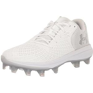 Under Armour Women's Glyde 2.0 MT TPU, (100) White/White/Metallic Silver, 5.5, US