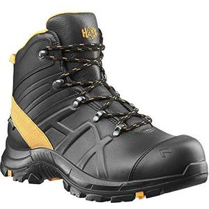 HAIX Black Eagle Safety 54 mid/black-orange: Robuuste S3 schoen met stalen zool. ESD, waterdicht & geen zijnaden. UK 6 / EU 39.5