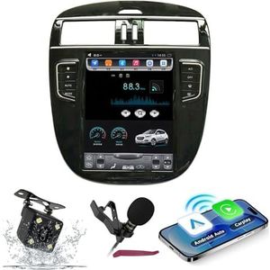 Android 15 Autoradio Navi voor N-issan Tiida (2011-2015) 9,7 ""Touchcreen DVD Multimedia Player met Draadloze Carplay Autoradio GPS Navigatie FM BT-ontvanger 5G-WiFi HIFI SWC DSP MIC,8g+128g