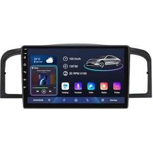 Android 14 9 Inch Touchscreen Autoradio 2 Din voor Lifan 620 2008-2013 met CarPlay & Android Auto Stuurbediening GPS Navigatie AHD Backup Camera Bluetooth (YS50 (8+128G))