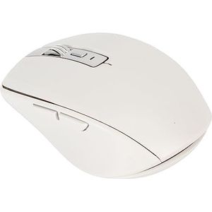 Muis, 32,8 Ft Werkbereik Dual Mode-verbinding 2400 DPI 3D-scrollwiel Stil Plug-and-play Draadloze Muis voor Pc (Wit)
