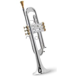 Trompet Verzilverd B Platte Professionele Trompet Top Muziekinstrumenten Messing Bugel Bb Trompet studenten trompet