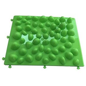 Pebbles Voetmassage Pad Teen Drukplaat Shiatsu Deken Yg Mat Groen