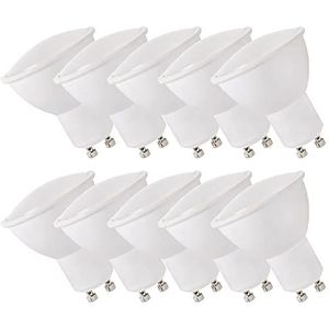 10x Spectrum LED Lamp Reflector 1,5W = 22W GU10 120lm Warm Wit 3000K 120°