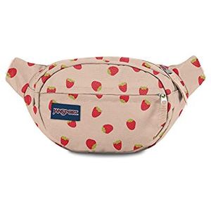 JanSport Fifth Avenue Waistpack - Travel Fanny Pack Hip Bag, Strawberry Shower, 2.5 L