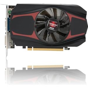 Professionele HD7670 4GB DDR5 128-bits gaming grafische kaart, geluidsarme videogeheugenkaart voor 650 MHz kernfrequentie, met PCI Express 3.0 grafische kaartsleuf
