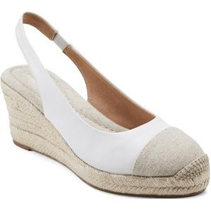 Easy Spirit Dames Margie Espadrilles, Witte weelderige tuin, 42.5 EU