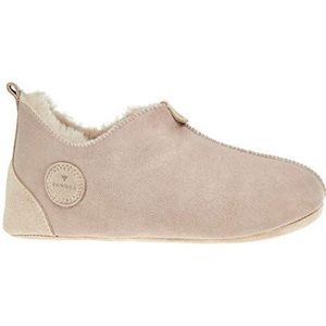 Pantoffels - Beige - Suède - Wollen Voering