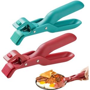 Multifunctionele anti-verbrandingskommenset, multifunctionele anti-verbrandingskomclip voor de keuken, siliconen anti-slip warmte-isolatieclip voor potten, hot bowl, schotel, plaat, gripclips Zan