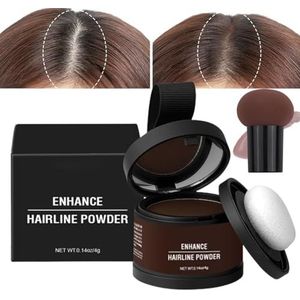 Waverloo Magic Root Cover Up, Waverlo Magic Root Cover Up, Waverly Magic Root Cover Up, 14 Colors Root Touch Up Powder with Mirror, Instantly Conceals Hair Loss (#06 Dark Brown)
